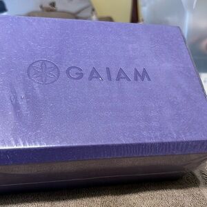 Gaiam Foam Yoga Exercise Block Solid Purple 9" X 6" X 4" perfect no dents